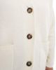 Vero Moda Curve Vero Moda Curve boxy knitted cardigan with pockets in cream-White - 3