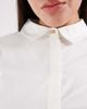 Vero Moda Curve Vero Moda Curve cinched waist shirt in white - 4