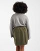 Vero Moda Curve Vero Moda Curve cord mini skirt in khaki-Green - 4