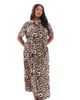 Vero Moda Curve Vero Moda Curve easy button down long shirt dress in leopard print-Multi - 1