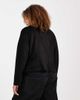 Vero Moda Curve Vero Moda Curve faux suede moto jacket with washed effect in black - 4
