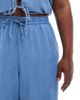 Vero Moda Curve Vero Moda Curve fluid wide leg pants in blue chambray - part of a set - 3