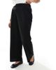 Vero Moda Curve Vero Moda Curve jersey crepe cropped pants in black - 2