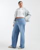 Vero Moda Curve Vero Moda Curve Kayla high rise wide leg jeans in light blue wash - 3