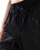 Vero Moda Curve Vero Moda Curve linen blend tapered pants in black - 2
