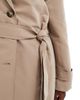 Vero Moda Curve Vero Moda Curve longline belted trench coat in laurel oak-Neutral - 3