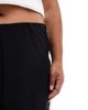 Vero Moda Curve Vero Moda Curve loose pull on pants with side stripe in black - 4