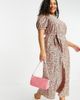 Vero Moda Curve Vero Moda Curve maxi dress with sweetheart neck in ditsy floral-Multi - 1