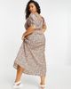 Vero Moda Curve Vero Moda Curve maxi dress with sweetheart neck in ditsy floral-Multi - 2