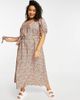 Vero Moda Curve Vero Moda Curve maxi dress with sweetheart neck in ditsy floral-Multi - 4