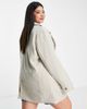 Vero Moda Curve Vero Moda Curve oversized blazer in cream-White - 3