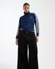 Vero Moda Curve Vero Moda Curve Remy mid rise wide leg jeans in black wash - 1