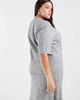 Vero Moda Curve Vero Moda Curve rib knit short sleeve top in heather gray - part of a set - 4
