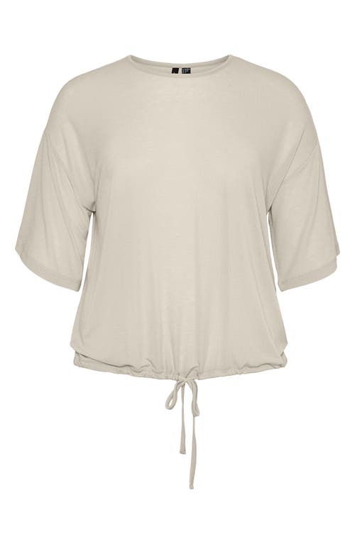 VERO MODA CURVE VERO MODA CURVE Short Sleeve Drawstring Top