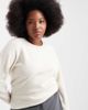 Vero Moda Curve Vero Moda Curve soft round neck knit sweater in cream-Black - 1