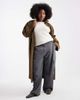Vero Moda Curve Vero Moda Curve soft round neck knit sweater in cream-Black - 2