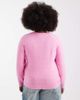 Vero Moda Curve Vero Moda Curve soft round neck knit sweater in pink - 3