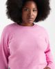 Vero Moda Curve Vero Moda Curve soft round neck knit sweater in pink - 4