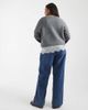 Vero Moda Curve Vero Moda Curve stretch straight leg jeans in dark blue wash-Navy - 2