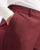 Vero Moda Curve Vero Moda Curve tailored herringbone wide leg pants in burgundy - part of a set - 3