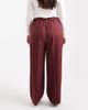 Vero Moda Curve Vero Moda Curve tailored herringbone wide leg pants in burgundy - part of a set - 4