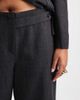 Vero Moda Curve Vero Moda Curve tailored wide leg pants in dark heather gray - part of a set - 3