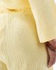 Vero Moda Curve Vero Moda Curve textured shorts in pale yellow - part of a set - 4