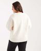 Vero Moda Curve Vero Moda Curve tie front cardigan in cream-White - 4
