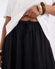 Vero Moda Curve Vero Moda Curve tie waist jersey tiered boho maxi skirt in black - 2