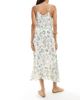 Vero Moda Maternity Vero Moda Maternity Easy cami ankle dress in conversational sea print-Green - 2