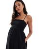 Vero Moda Maternity Vero Moda Maternity Easy shirred cami ankle dress in black - 2