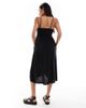 Vero Moda Maternity Vero Moda Maternity Easy shirred cami ankle dress in black - 3