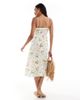 Vero Moda Maternity Vero Moda Maternity Easy shirred cami ankle dress in white floral - 3