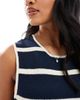 Vero Moda Maternity Vero Moda Maternity jersey knit ankle dress in navy stripe - 4