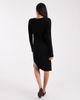 Vero Moda Maternity Vero Moda Maternity rib knit long sleeve midi dress with belt detail in black - 4