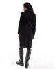Vero Moda Petite Vero Moda Petite belted formal midi coat in black - 3