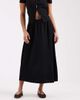 Vero Moda Petite Vero Moda Petite belted jersey midaxi skirt in black - 2