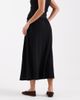 Vero Moda Petite Vero Moda Petite belted jersey midaxi skirt in black - 3
