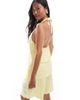 Vero Moda Petite Vero Moda Petite halterneck vest in pale yellow - part of a set - 4