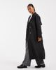 Vero Moda Petite Vero Moda Petite longline belted trench coat in black - 2