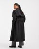 Vero Moda Petite Vero Moda Petite longline belted trench coat in black - 4