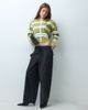 Vero Moda Petite Vero Moda Petite mid rise barrel leg trouser in black - 4