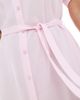 Vero Moda Petite Vero Moda Petite midi shirt dress with tie belt in pink - 3