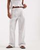 Vero Moda Petite Vero Moda Petite poplin wide leg pull-on pants in white and black stripe - part of a set - 2