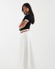 Vero Moda Petite Vero Moda Petite pull on full midaxi skirt in white - 1