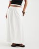Vero Moda Petite Vero Moda Petite pull on full midaxi skirt in white - 2