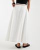 Vero Moda Petite Vero Moda Petite pull on full midaxi skirt in white - 4