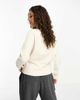 Vero Moda Petite Vero Moda Petite round neck sweater in cream-White - 2