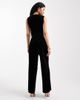Vero Moda Petite Vero Moda Petite seam front tailored velvet pants in black - part of a set - 2