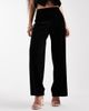 Vero Moda Petite Vero Moda Petite seam front tailored velvet pants in black - part of a set - 3
